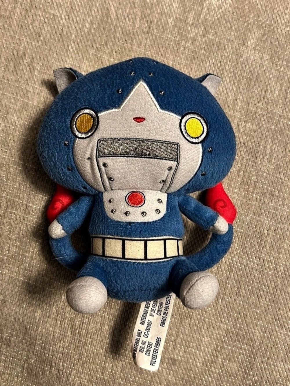 Yo Kai Watch Hasbro LEVEL 5 Roboyan 6" Inch Cat Robot Neko Plush Toy 2015 Figure